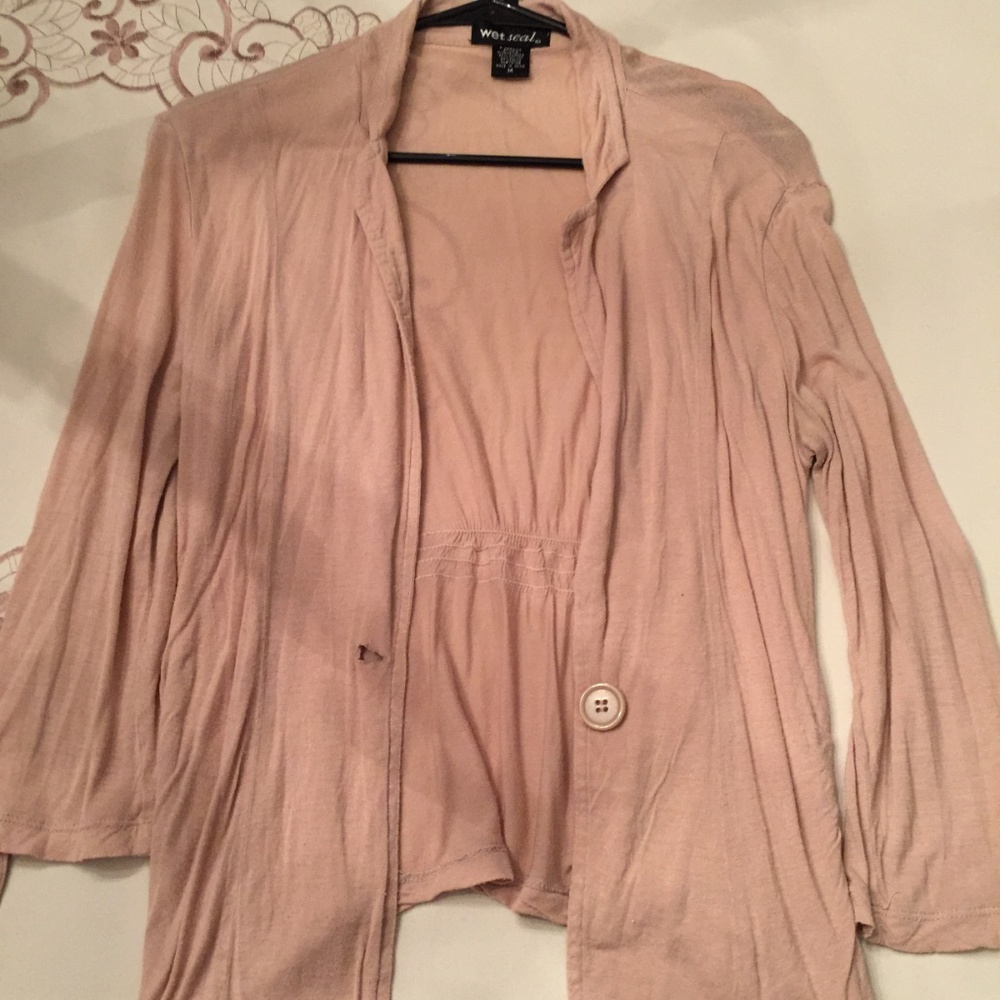 Tan Jacket/Blouse